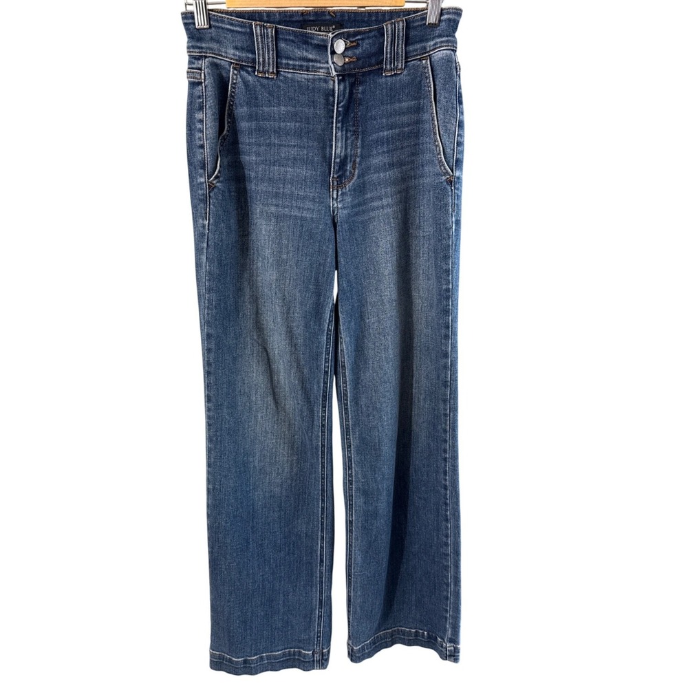 Judy Blue Los Angeles Wide Leg Jeans Medium Wash JB82558MD Size 3/26